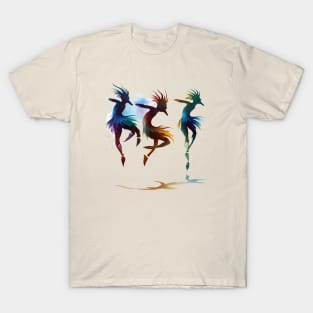 Dance In The Dust Storm Kokopelli Art T-Shirt